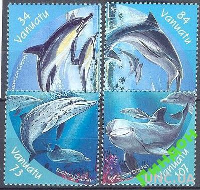 Вануату 2000 дельфины морская фауна ** о