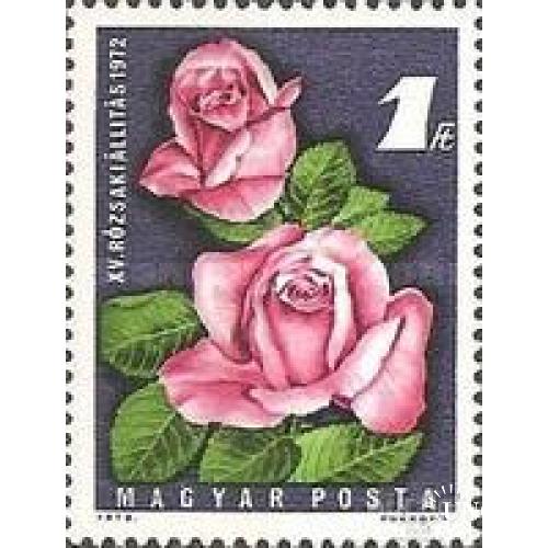 Венгрия 1972 флора цветы розы ** о