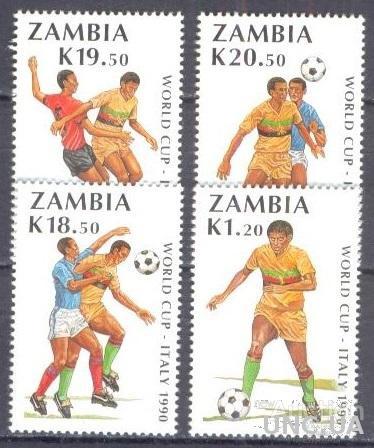Замбия 1990 спорт футбол ** о