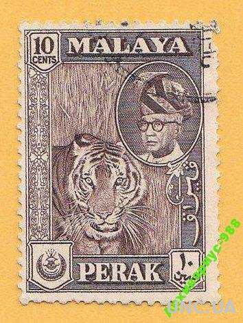 1965 МАЛАЙЗИЯ Животные Колонии Тигр Кошки Природа