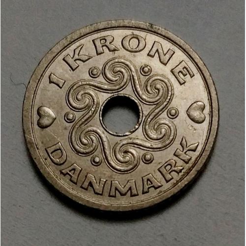 Дания 1 крона 1994 год