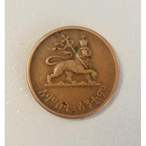 Эфиопия 5 центов  1943 год