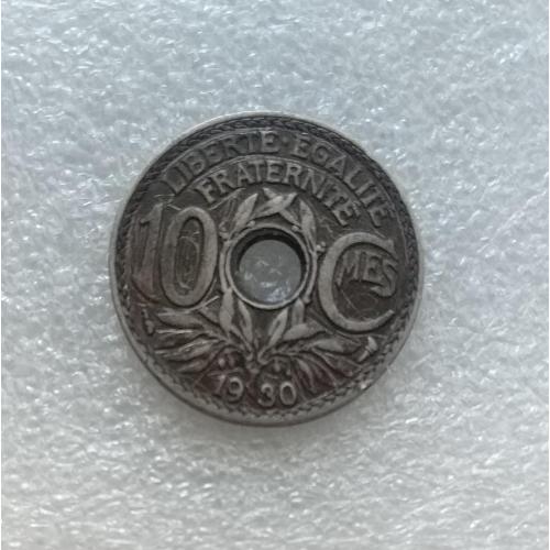 Франция 10 сантимов 1930 год