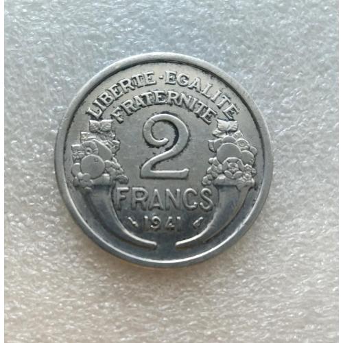 Франция 2 франка 1941 год