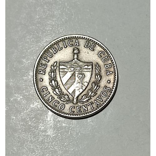 Куба 5 сентаво 1961 год