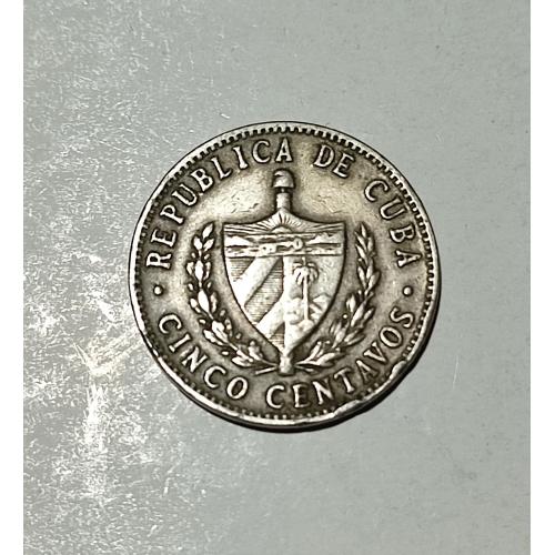 Куба 5 сентаво 1961 год