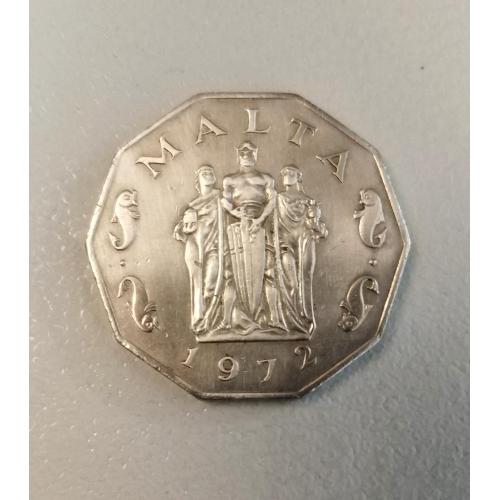 Мальта 50 центов 1972 год