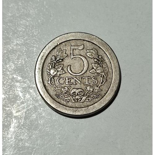 Нидерланды 5 центов 1907 год