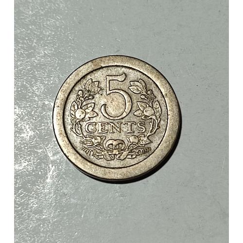 Нидерланды 5 центов 1907 год