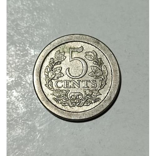 Нидерланды 5 центов 1907 год