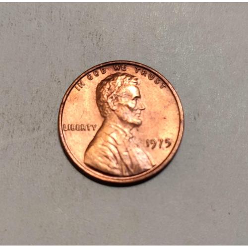 США 1 цент 1975 год