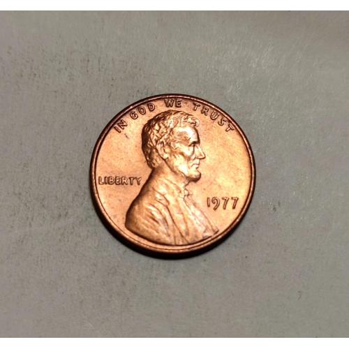 США 1 цент 1977 год