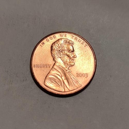 США 1 цент 2003 год