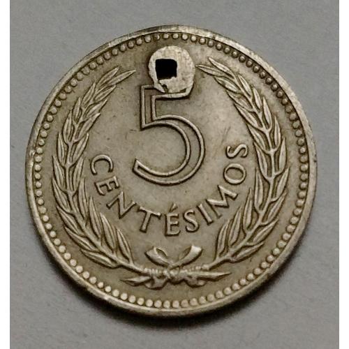 Уругвай 5 сентимо 1953 год
