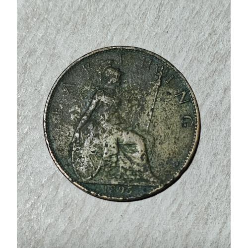 Великобритания 1 фартинг 1895 г. 