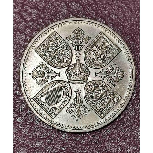 Великобритания 5 шиллингов 1953 год
