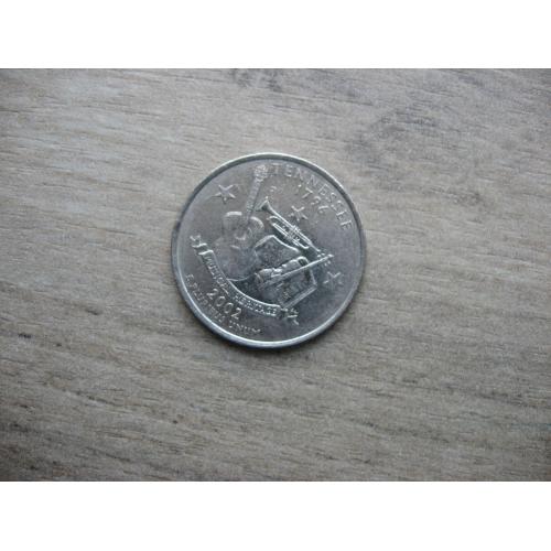 США 25 центов 2002  год Д  Теннесси
