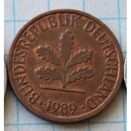 1 пфенниг 1989 ГДР