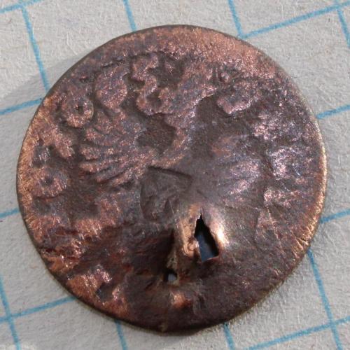  1 солід 1665 року. Ян Казимир. Річ Посполита