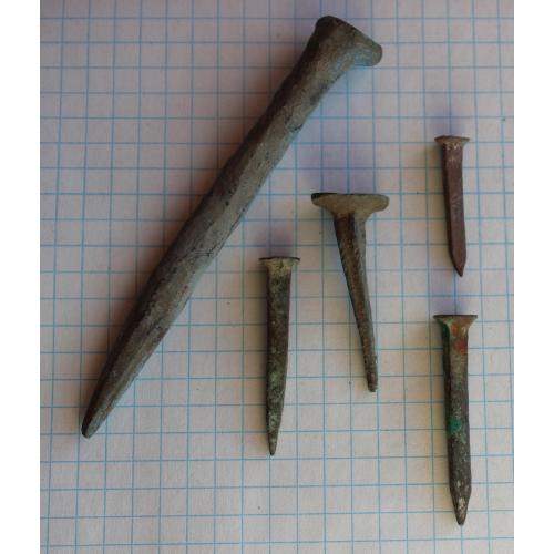 Ковані цвяхи бронзові