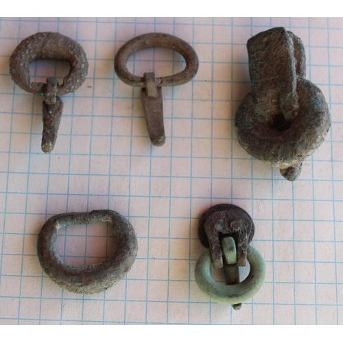 Пряжки ЧК 5 шт