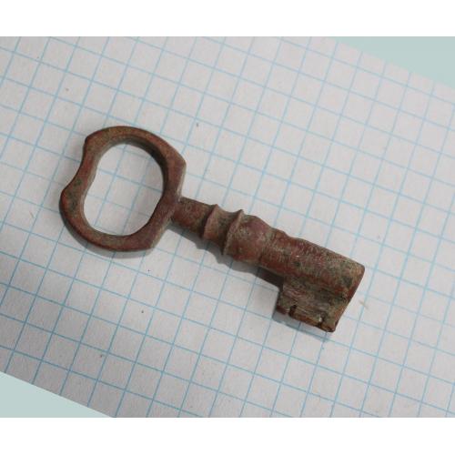 Старовинний бронзовий ключик 19 ст