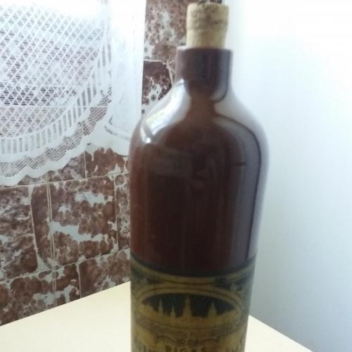 Бутылка глиняная СССР  Рижский бальзам 1971 год
