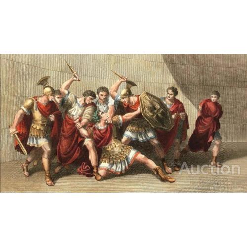 24 января 41 года во время Палатинских игр в Риме был убит император древнего Рима Калигула.