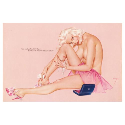 Блондинка сидит на полу в розовой пачке