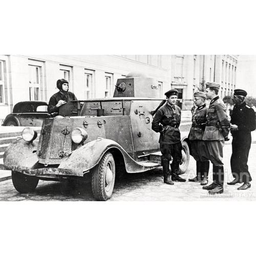 Брест 1939 г. Передача Бреста от немцев советским военным.