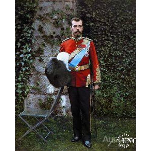 Император Николай II в форме Королевского шотландского лейб-драгунского полка