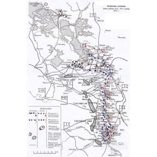 Карта "Городокское сражение".