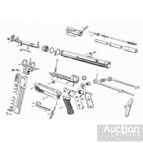 Комплектующие автомата вермахту Мр 40 "Шмайссер".