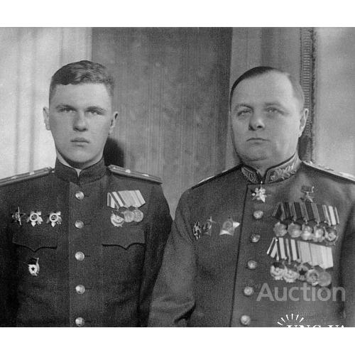 Мерецков Кирилл Афанасьевич Маршал Советского Союза с сыном Владимиром.