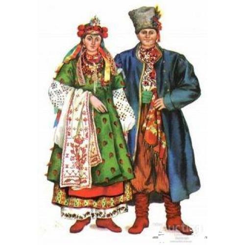 Український національний жіночий одяг.