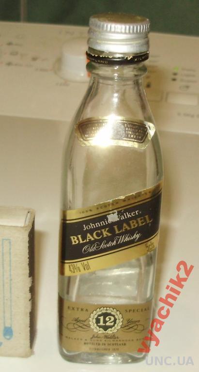 БУТЫЛОЧКА "BLACK LABEL".50 ML