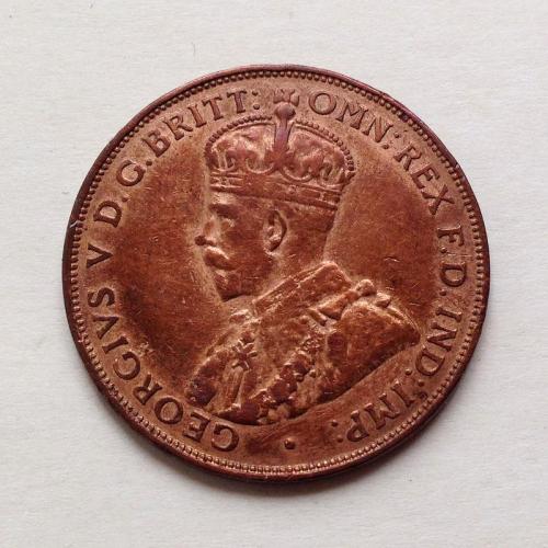 1 пенни, 1923 г, Австралия