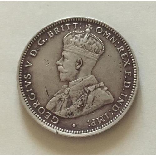 1 шиллинг, 1914 г, Британская Западная Африка, серебро