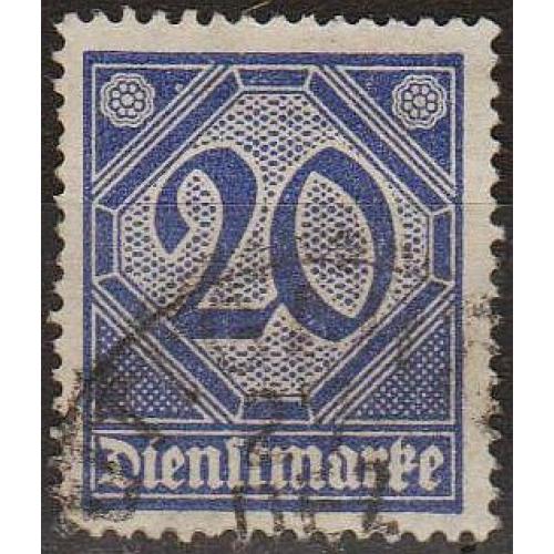 1920 - Німеччина - Службова 20 - Mi.26  _2,50 €
