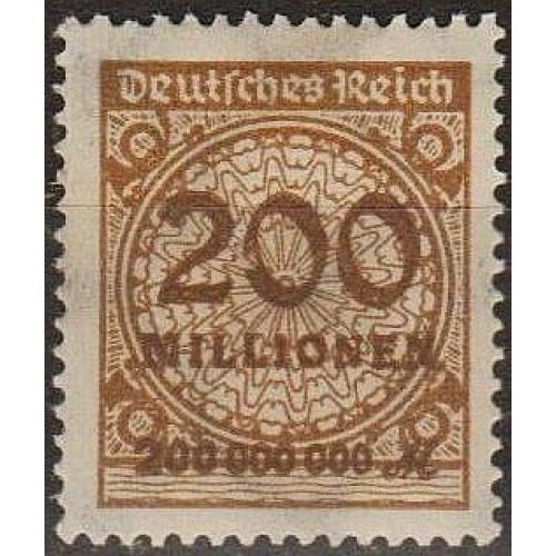 1923 - Німеччина - Стандарт - Деномінація 200 Mi.323 **