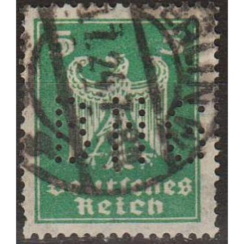 1924 - Німеччина - Стандарт - Орел 5 Mi.356  _перфін