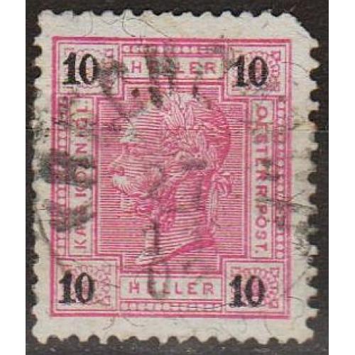 1899 - Австрія - Стандарт 10 Mi.74 гаш
