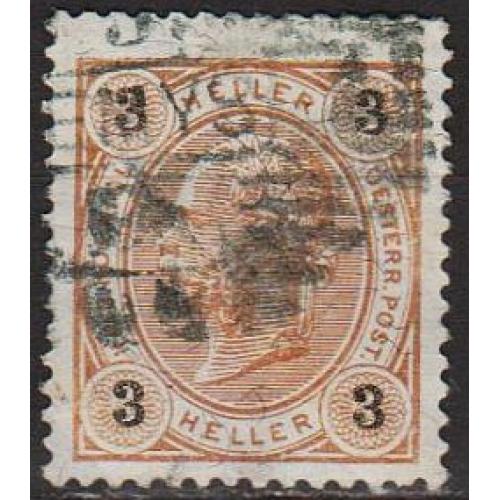 1899 - Австрія - Стандарт 3 Mi.71 гаш