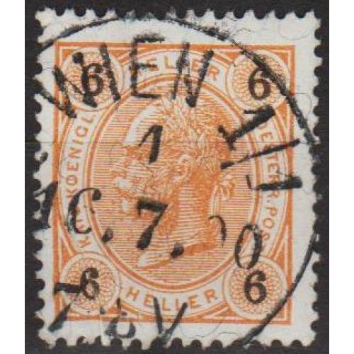 1899 - Австрія - Стандарт 6 Mi.73  _гаш