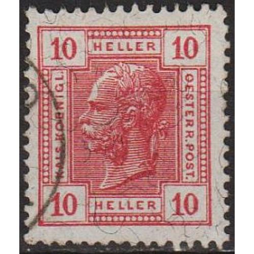 1906 - Австрія - Стандарт 10 Mi.134 _гаш