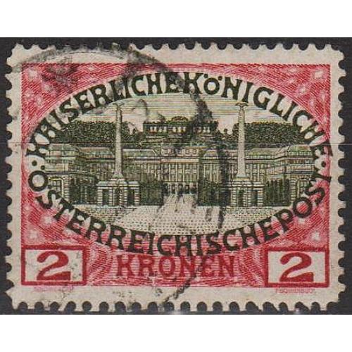 1908 - Австрія - 60 років правління Франца Йосипа 2 кр Mi.154