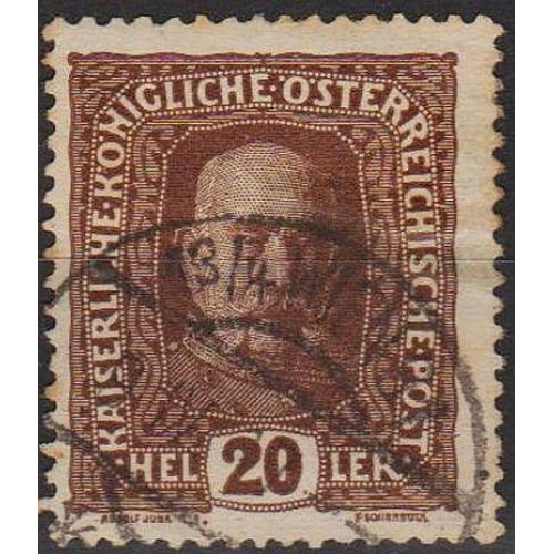 1908 - Австрія - 60 років правління Франца Йосипа 2 кр Mi.154