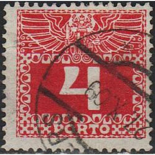 1908 - Австрія - Доплатна 4 Мі.36 гаш
