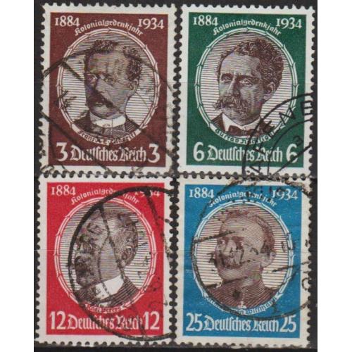1934 - Рейх - Колонізатори Mi.540-43 _38.0 €