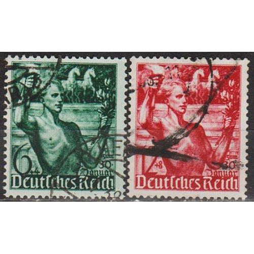 1938 - Рейх - 5 років правління Mi.660-61 _5,0 €